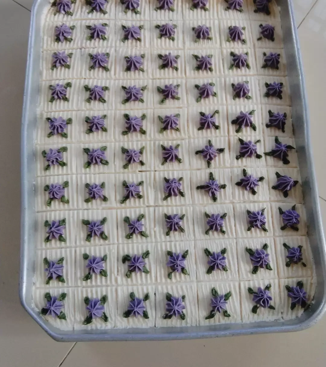 Buttercream rosettes